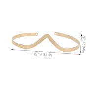 Beaupretty Delicate Arm Cuff Bracelet for Women Chic Open Adjustable Metal Upper Arm Jewelry in Elegant Iron Minimalist Armlet Accessory