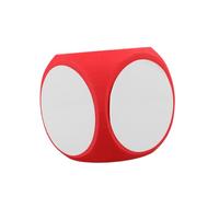 Beaupretty Dés Mousse à Surface Effaçable pour Jeux de Société Éducatifs et Loisirs Familiaux Cube Vierge Réutilisable pour Écriture et Dessin
