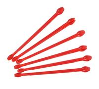 Beaupretty Détacheur D'hameçon Portable 6pcs en PP Rouge, Léger et Multifonction pour Pêche en Eau Salée, Accessoire Essentiel pour Retirer Crochet de Poisson Facilement