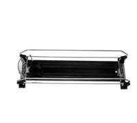 Beaupretty Distributeur Automatique de Boissons Organiseur de Canettes à Poussoir en ABS et Métal Noir Lisse et Cuisine pour Réfrigérateur, Cuisine et Rangement