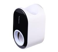 Beaupretty Distributeur De Dentifrice Mural Automatique Pour Salle De Bain Sans Perforation Noir Presse-dentifrice