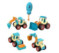 Beaupretty DIY Camion de Construction à et Démonter Jeu Educatif pour Garçon Fille Cadeau Créatif pour Développer Motricité Fine et Coordination Couleur Aléatoire