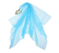 Beaupretty Écharpe de Danse Polyester Accessoire Décoratif Élégant pour Spectacles et Performances de Danse Ventre Tête et Voile Couleur Bleu