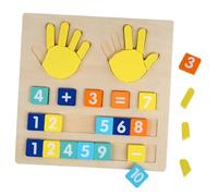 Beaupretty Éducatif Bois pour Apprentissage des Chiffres Développement de Coordination Main Mathématique pour Compter et Calculer