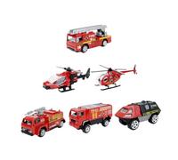 Beaupretty Éducatif pour Garçon Fille Voiture de Lutte Incendie Compacte et Légère Développement Motricité et Créativité Enfantine