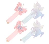 Beaupretty Élastiques à Cheveux en Spirale 4Pcs Cordon Téléphonique Accessoires Mignons pour Filles pour Cheveux Fins pour Tresses et Queues de Cheval