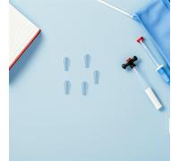 Beaupretty Embouts de Rechange en Silicone pour Extraction du Cérumen 150 Pcs Kit D’Accessoires pour -Oreilles 11X45 MM Bleu Compatible Outils Nettoyage Auriculaire Usage Personnel et