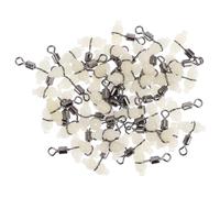 Beaupretty Émerillons Calebasse Lumineuse 50 Pièces en Plastique Fer Vert avec Fonction Portable pour Accessoires de Ligne de Pêche en Eau Salée