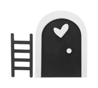 Beaupretty Ensemble 2 Portes Miniatures en Bois pour Maison de Poupée, Décor Micro-Paysage, Portes à Figures, Décoration Miniature pour Jardin, Accessoires DIY, Taille Petite, Couleur Bois