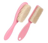 Beaupretty Ensemble De 2 Brosses À Cheveux Pour Bébé : Brosse Douce Pour Le Cuir Chevelu Des Nouveau-nés Brosse De Nettoyage Du Cuir Chevelu À Usage Quotidien Avec Shampoing Pour Enfants.