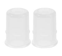 Beaupretty Ensemble de 2 Ventouses Transparentes en Silicone Doux pour Garçon et Filles Mini Ventouses de Massage Sûres et Flexibles pour Modelage et Relaxation à Domicile