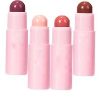 Beaupretty Ensemble de 4pcs à Lèvres Mat Longue Tenue pour Femmes, Gloss Repulpant et Brillant, Texture Douce Huile et Cire, Look Élégant Quotidien Couleur Aléatoire