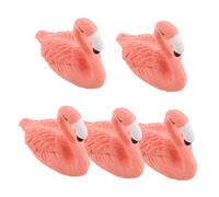 Beaupretty Ensemble de 5 Supports à en Résine pour Nail Art Motif Flamant Rose Mignon pour La Peinture Et La Présentation Des