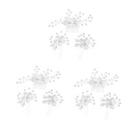 Beaupretty Ensemble De Bijoux De Mariée 9 Pièces Comprenant Un Peigne Et Des Épingles À Cheveux Pour Mariage Fiançailles