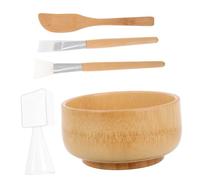 Beaupretty Ensemble De Bols À Mélanger Pour Masques Faciaux, 5 Pièces, Avec Spatule, Brosse, Cuillère, Spa À Domicile Et Kit De Traitement De Beauté Pour Masques Faciaux Pour Masques