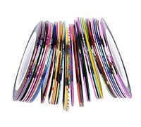 Beaupretty Ensemble De Décoration Pour Ongles 30 Autocollants Pour Nail Art Ruban Adhésif Outils De Manucure Diy Femmes Facile à Appliquer Pour Manucure à Domicile Matériau Pp Solide