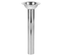 Beaupretty Entonnoir à Saucisse en Acier Inoxydable Facile à Nettoyer, Tube de Remplissage pour Usage Professionnel et Personnel, Ustensile la Cuisine Argenté Pratique