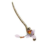 Beaupretty Épingle à Cheveux Hanfu Chignon Épingle à Cheveux En Forme De u Perles Épingles à Cheveux Poils Baguettes De Cheveux Pour Les Femmes Pince à Cheveux Fleur Un Verre