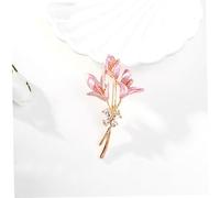 Beaupretty Épingle à Fleur Pour Vêtements Broche Fleur Dorée Avec Cristaux Décoration Pour Châle Chapeau Costume Femme