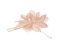 Beaupretty Épingles à Cheveux de en Mousseline Accessoire de Coiffure pour Mariage 1 Pièce Design Élégant Accessoire Décoration Polyvalente pour Chignon Floral