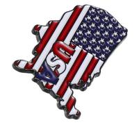 Beaupretty Épinglette Patriotique Émail Avec Drapeau Américain Badge De Drapeau Flottant Pour Veste Et Chapeau Clip De De Cardigan