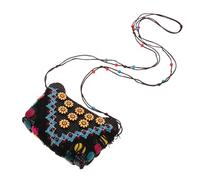 Beaupretty Ethnic Handwoven Crossbody Bag For Women Lightweight Boho Shoulder Purse For Travel Shopping And Casual Outings