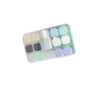 Beaupretty Étui à Lentilles de Contact 6 Pièces Clapet, Boîte de Rangement Compacte et Résistante, Assortiment de Couleurs, Accessoire de Voyage Pratique pour Lentilles de Contact