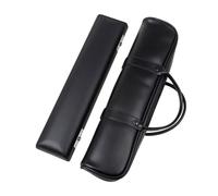 Beaupretty Étui Flûte Cuir Sac de Rangement et Compact Protection Longue Durée pour Flûte et Clarinette Design Simple et Pratique Noir