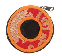 Beaupretty Étui Zippé pour Cymbales à Doigts Moyen Pochette Compacte pour Cloches de Percussion Protection Sûre et Portable pour Danse et Activités Extérieures