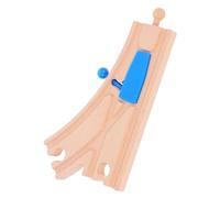Beaupretty Ferrée en Bois pour Garçon et Filles de 3 Ans Accessoires de Piste Ensemble de Voies Ferrées à Soi-Même Imaginatif et Pratique Jouets de Train en Bois