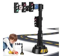 Beaupretty Feu de Réaliste LED avec Sons et Lumière Modèle Éducatif de Urbaine pour Garçon et Filles Interactif de Rôle avec Changement Automatique de Feux Accessoire de Modélisme