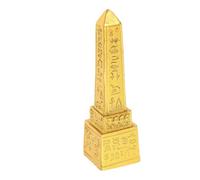 Beaupretty Figurine D'obélisque Égyptien en Résine Dorée et Finition Délicate Décoration de Bureau Pratique et Élégante pour Maison Design Créatif