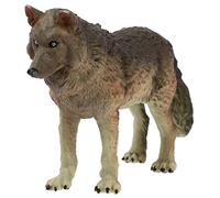 Beaupretty Figurine Loup Plastique Solide Modèle Animal Réaliste pour Éducatif Nature et Science Décoration Miniature et Sécurisée