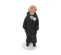 Beaupretty Figurine Miniature Céramique Nouvelle Mariée et Mari Modèle Décor Maison Poupée Accessoires Layout Articulation Flexible Décoration Architecturale Compacte