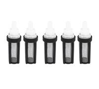 Beaupretty Filtre de pompe d'arrivée d'eau Crépine de pompe à eau Filtre d'entrée d'eau pour micro pompe anti-bouchage 5 pièces 9 MM en acier inoxydable pour pompe submersible et tube 7 MM