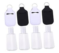 Beaupretty Flacon à Main 30 Ml Lot de 8 Set de Flacons Rechargeables en Néoprène Bouteille Vide avec Couvercle Voyages Sorties