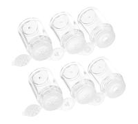 Beaupretty Flacon De 6 Pcs 10ml En Plastique Couvercle Hermétique Et Filtre Flacon De Voyage Pour Cosmétiques Récipient à Portable Pour Maquillage Et Échantillonnage