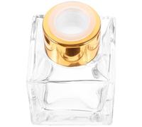 Beaupretty Flacon Diffuseur en Verre Transparent 50ml Forme Unique Blanc, Léger et Facile à Stocker, pour Bureau ou Mariage Couleur Aléatoire