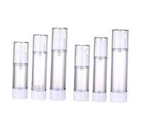 Beaupretty Flacons Pulvérisateurs Vides de 6Pcs pour Cosmétiques Flacons de Voyage Étanches en PP Bouteilles de Lotion Pression pour Maquillage et Soins