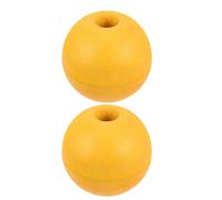 Beaupretty Flotteurs en Mousse PVC Jaune pour Crab Traps et Dock Lines - Lot de 2 bouées résistantes aux UV adaptées à la pêche à la senne