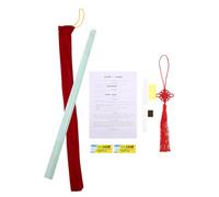 Beaupretty Flûte Chinoise Dizi en Plastique Imitation Jade F, Embouchure Alimentaire, Kit Complet pour Débutants, Instrument Traditionnel pour Orchestre et Apprentissage Musical