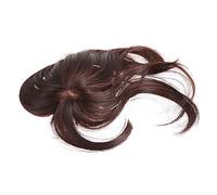 Beaupretty Frange à Clip Invisible Soie Haute Température Extensions de Cheveux Air Facile à Porter Quelques Secondes Convient à Tous Types de Visages Couleur Chocolat
