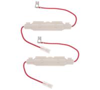 Beaupretty Fusible Haute Pression Installation Facile et Solide 2pcs pour Four à Micro-ondes Courant 0,85a Porte-fusible en Plastique Blanc, Tension 5kv