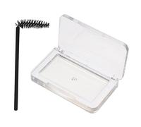 Beaupretty Gel Fixateur Sourcils Transparent Sans Fragrance avec Brosse Kit Pomade Naturelle pour Style Naturel Boîte Acrylique pour Femme