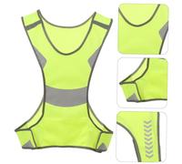 Beaupretty Gilet Réfléchissant de Sécurité pour Cyclisme et Course et Respirant Haute Visibilité pour Hommes Protection pour Activités Extérieures