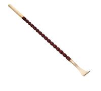 Beaupretty Gratte-dos Bois avec Pompon Outil Auto-grattage Massage Corporel pour Adultes Portable pour Soulager les Démangeaisons