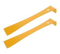 Beaupretty Grattoir à Ruche en Acier Inoxydable Jaune Résistant à L'usure Lève-cadres pour Apiculteurs, Lot de 2 Pièces, Outil Pratique pour Entretien Ruche