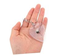 Beaupretty Guitar Pick Holder Transparent Case Compact Pouch Lightweight Keychain For Acoustic And Electric Guitarists Durable Organizer Display Box