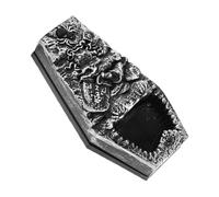 Beaupretty Halloween Lightup Coffin Doorbell with Spooky Sounds and Flashing Lights for Haunted House Halloween Party Decorations