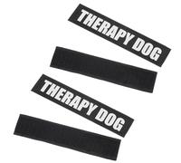 Beaupretty Harnais pour Chien Patchs Réfléchissants en PU, 2 Paires, Effet Visible, à Fixer par Scratch, pour Promenade et Repérage Rapide